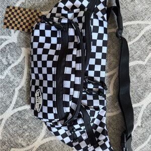 Vans Black and White Checkered Men's Bag